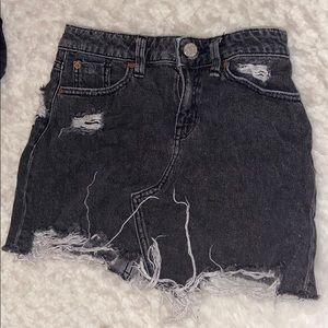 URBAN OUTFITTERS Distressed Blank Jean Skirt